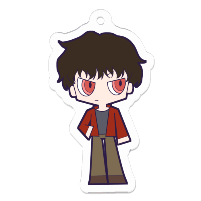 アクリルキーホルダー（コーティング） - 50 x 50 (mm)