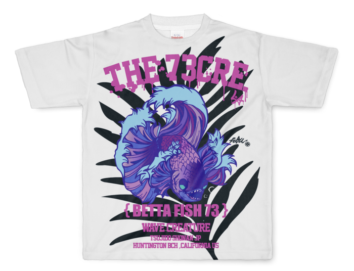 フルグラフィックTシャツ - L - 正面印刷のみ