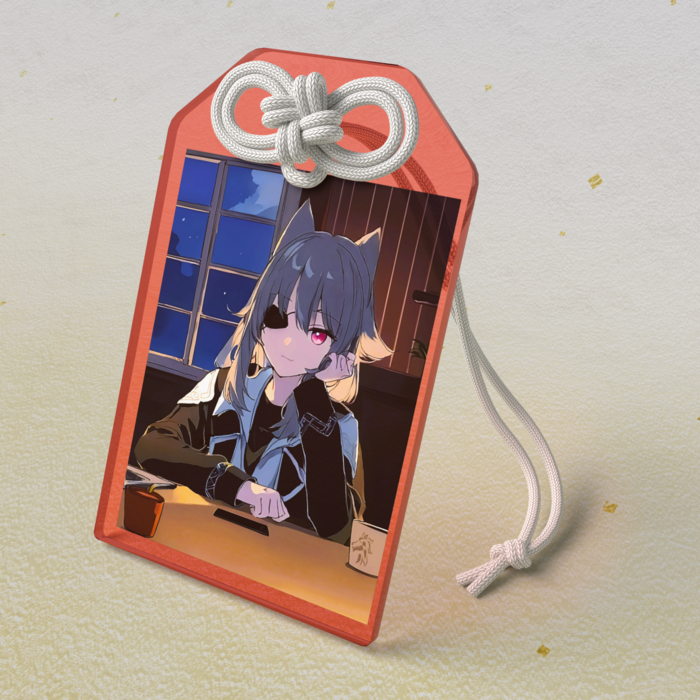 アクリルお守り - 50 × 80mm