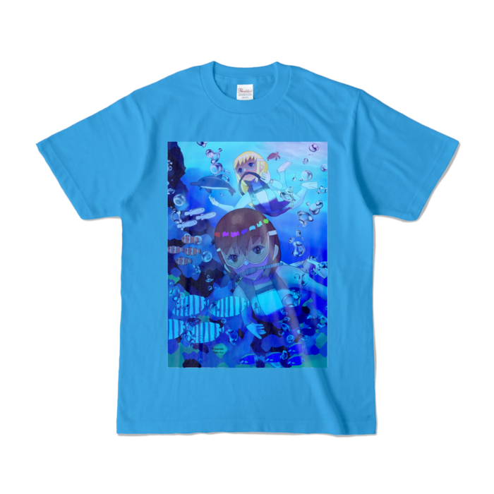 カラーTシャツ - S - ターコイズ (濃色)