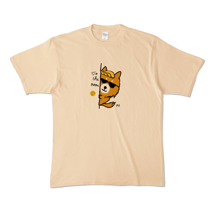 カラーTシャツ - XL - ナチュラル (淡色)(1)