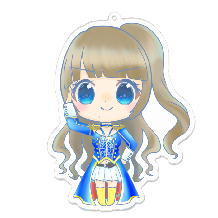 アクリルキーホルダー - 100 x 100 (mm)