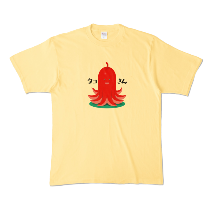 カラーTシャツ - XL - ライトイエロー (淡色)