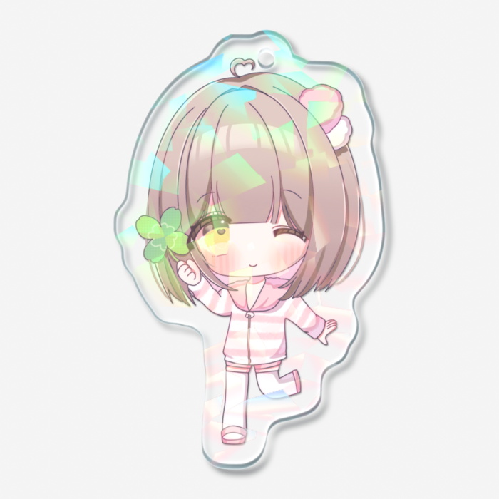 ホログラムアクリルキーホルダー - 50 × 50mm