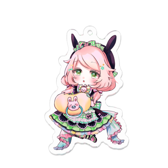 アクリルキーホルダー - 70 x 70 (mm)