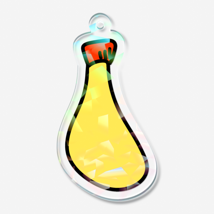 ホログラムアクリルキーホルダー - 50 × 50mm