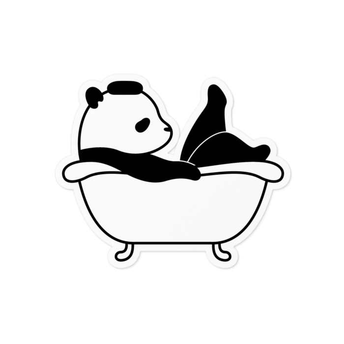 BATHステッカー ホワイトver.