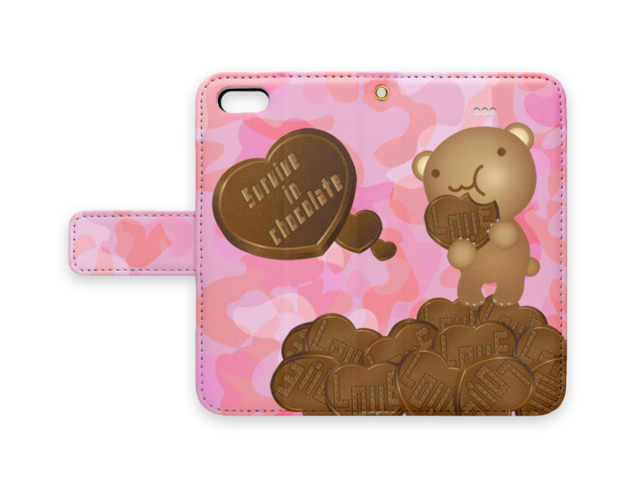 手帳型iPhoneケース - iPhone 5 / 5s / SE - ストラップ穴 あり