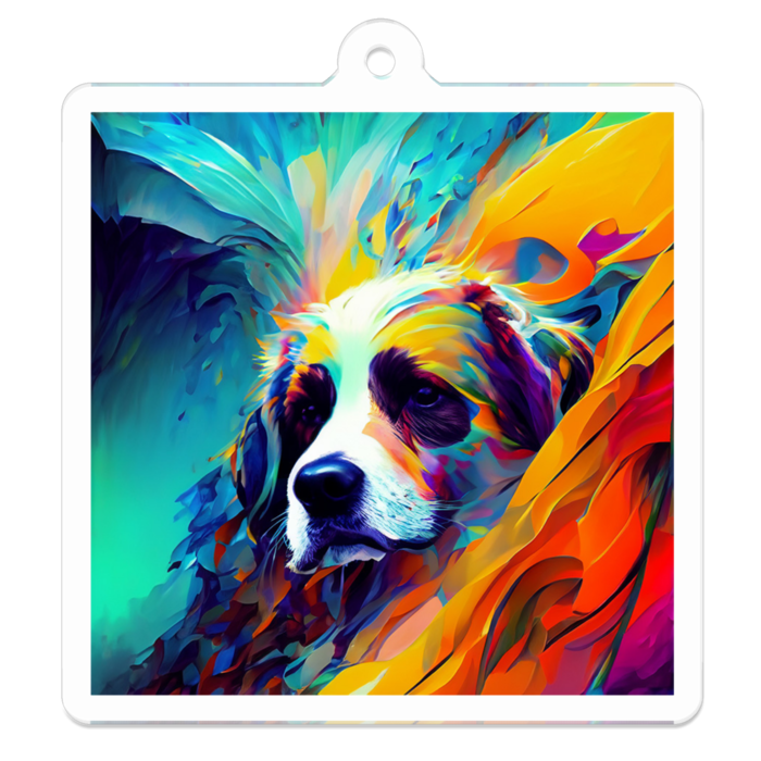 アクリルキーホルダー - 50 x 50 (mm)