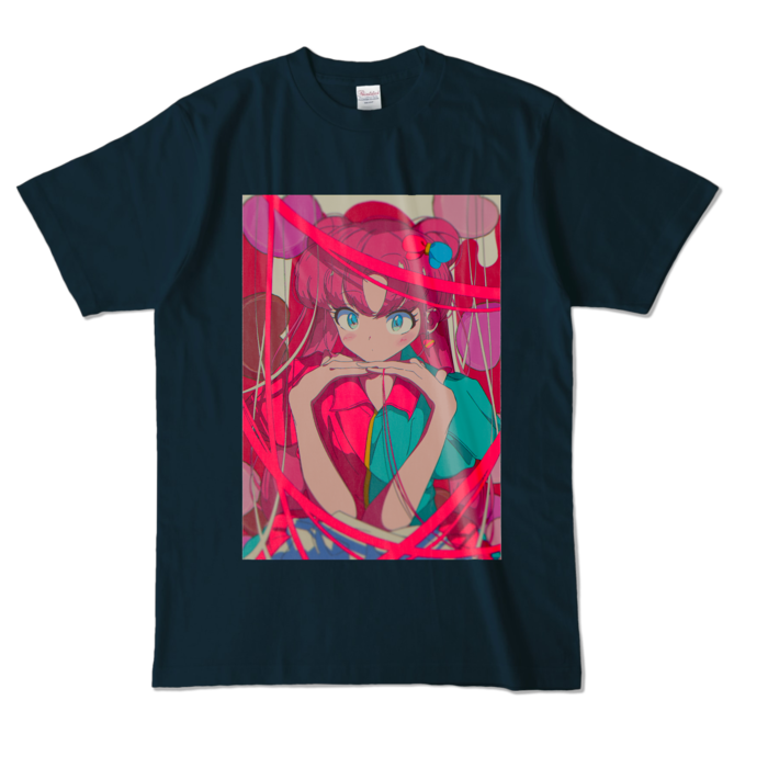 カラーTシャツ - L - ネイビー (濃色)