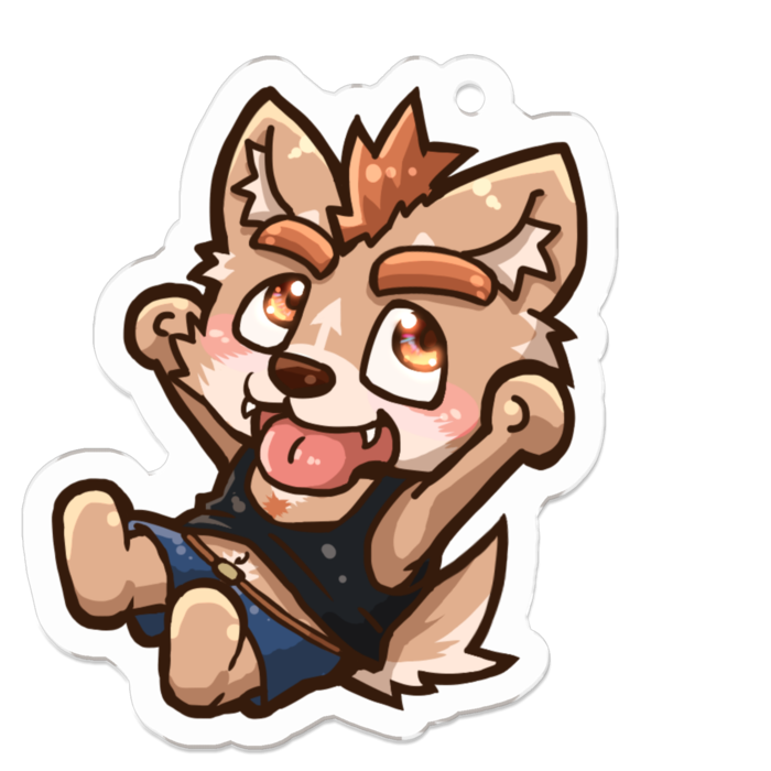 アクリルキーホルダー - 50 x 50 (mm)