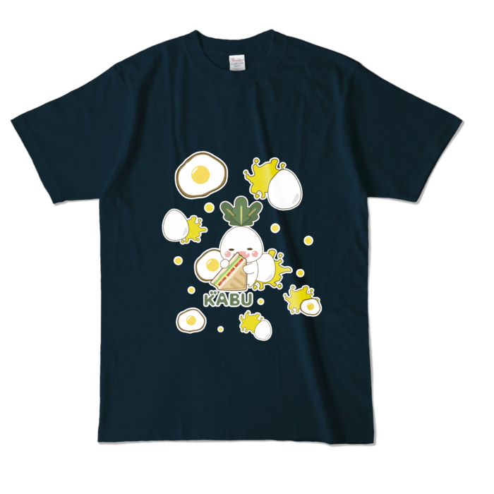 カラーTシャツ - L - ネイビー