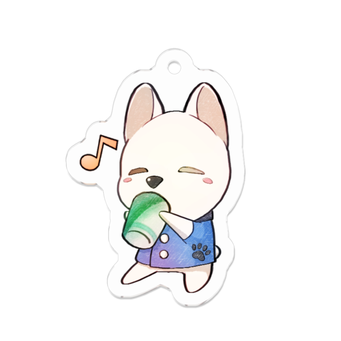 アクリルキーホルダー - 50 x 50 (mm)