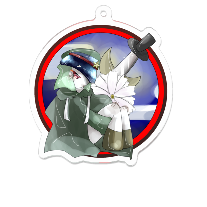 アクリルキーホルダー - 70 x 70 (mm)