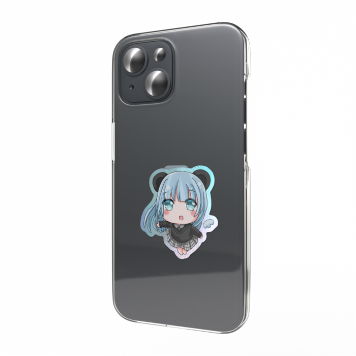 オーロラスマホステッカー - 縦