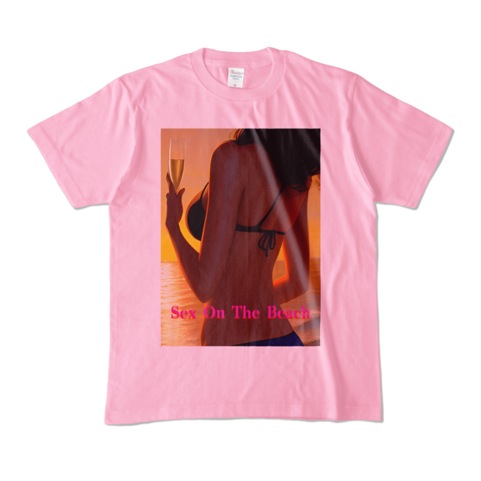 カラーTシャツ - M - ピーチ (淡色)