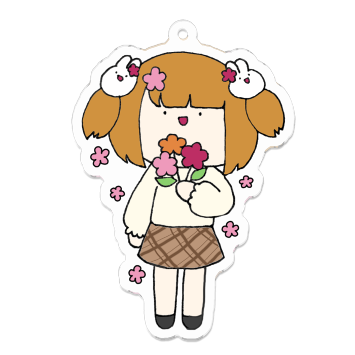 アクリルキーホルダー - 70 x 70 (mm)