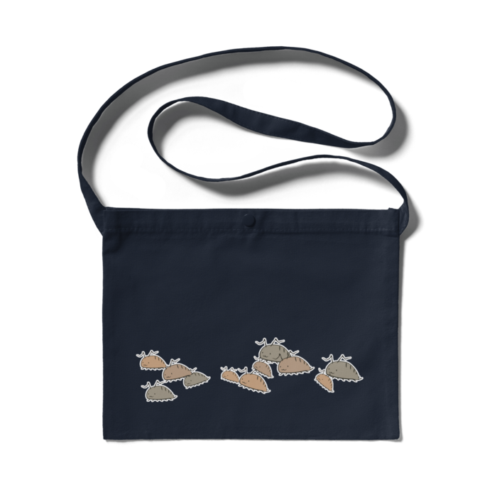 サコッシュ - 300 x 230 (mm)ネイビー