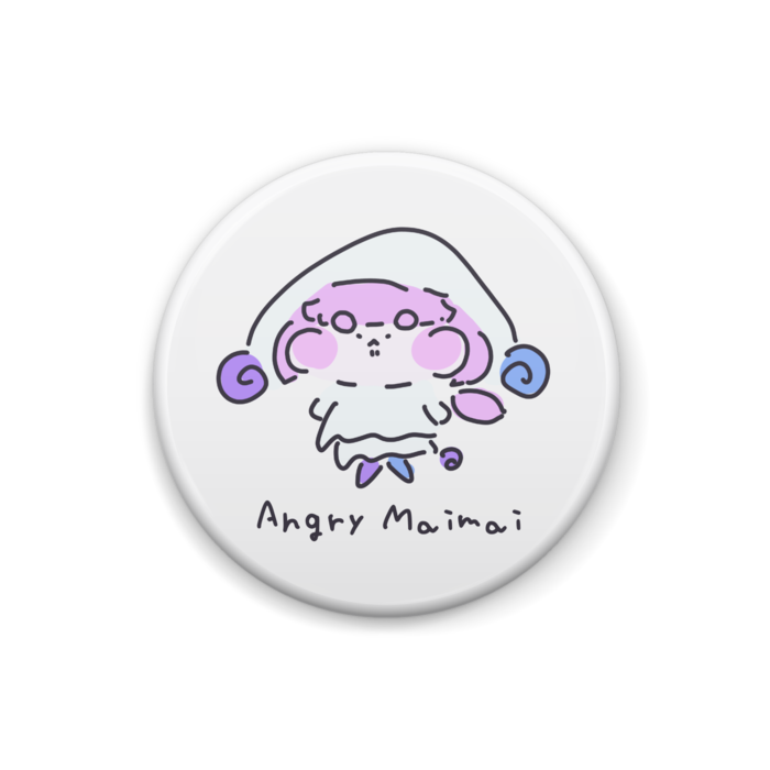 Angryまいまい缶バッジ - 25mm