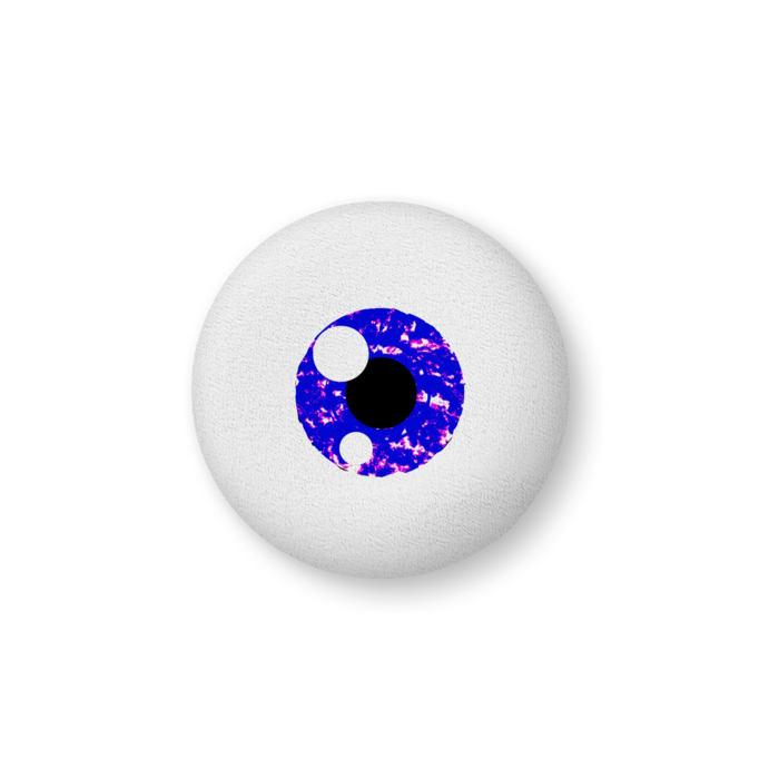 ほうせきめだまクッション(フローライト) - 大（H61×W86cm） - 片面