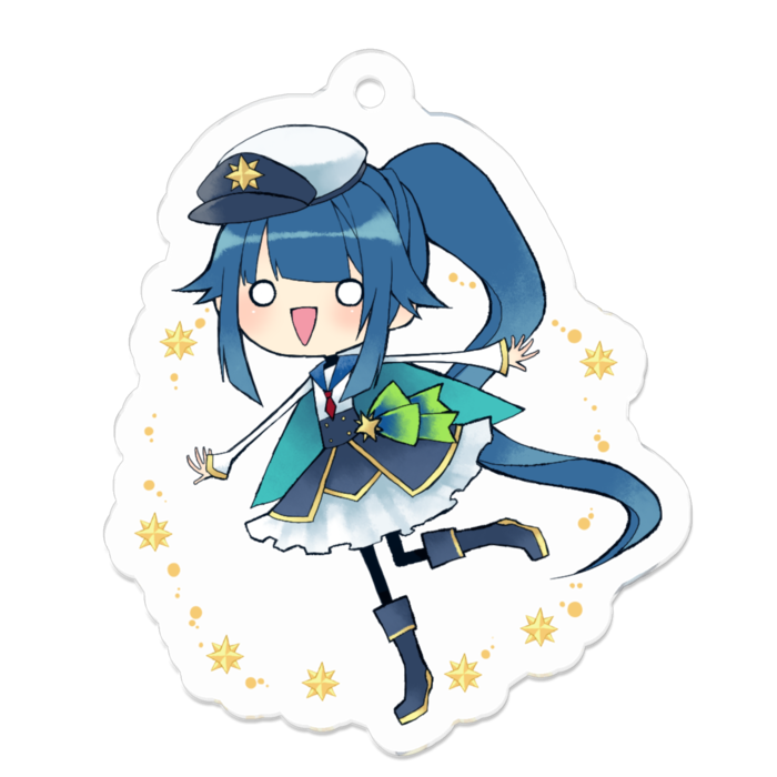 アクリルキーホルダー - 50 x 50 (mm)