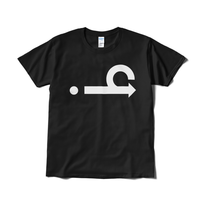 『ich→』ロゴTシャツ - L - ブラック