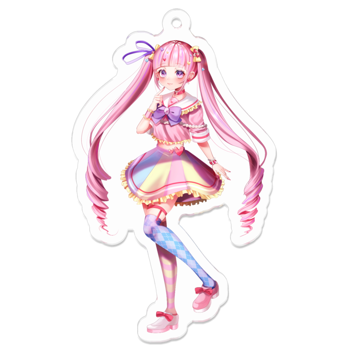 アクリルキーホルダー - 70 x 70 (mm)