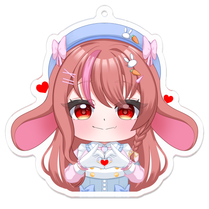 愛嬌アクリルキーホルダーC