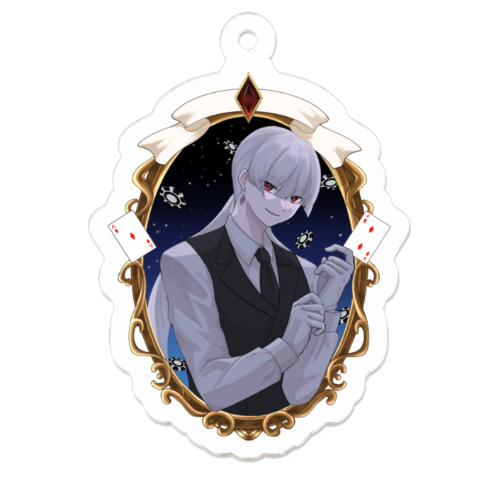 アクリルキーホルダー - 50 x 50 (mm)