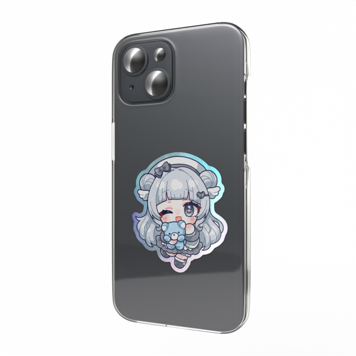 オーロラスマホステッカー - 縦