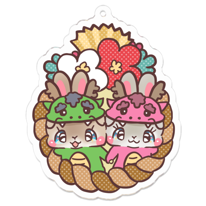 アクリルキーホルダー - 70 x 70 (mm)