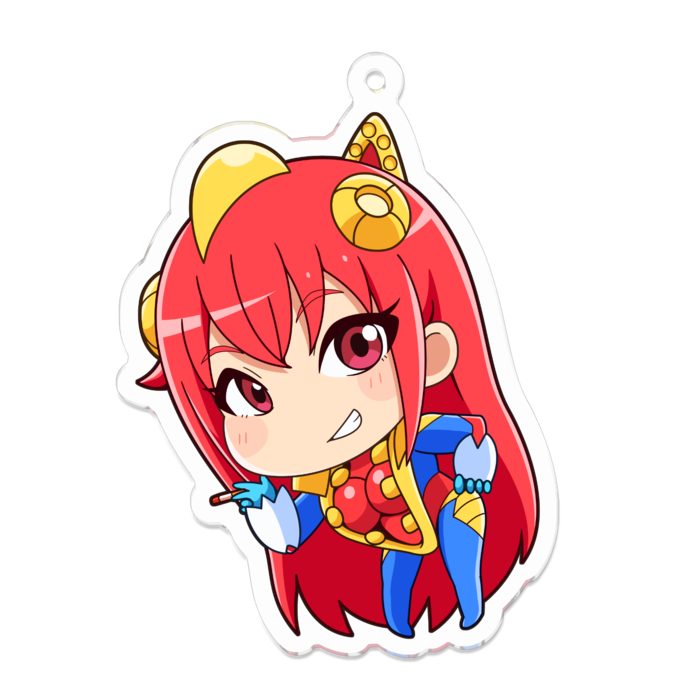 アクリルキーホルダー(コーティング) - 70 x 70 (mm)
