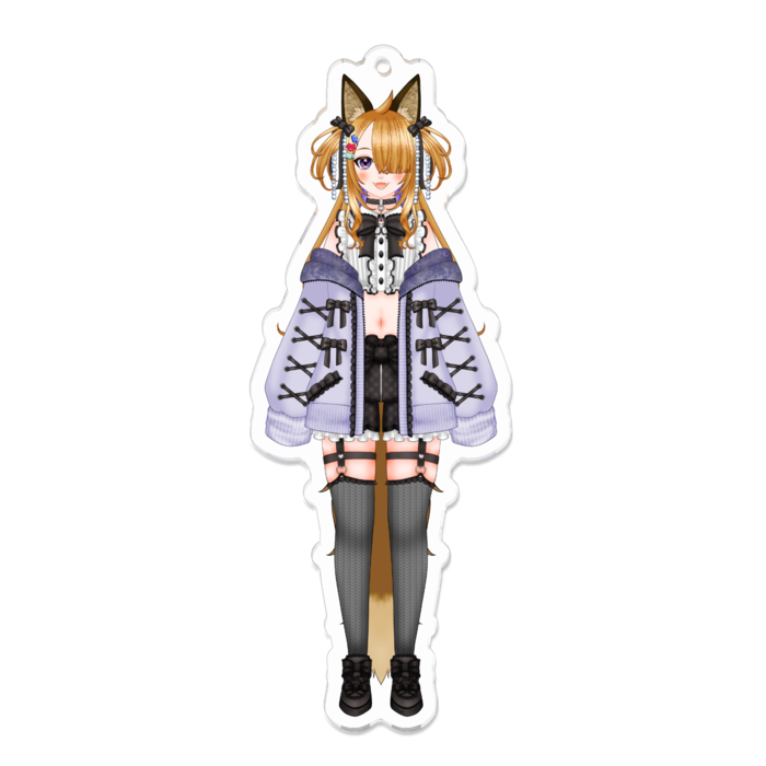 アクリルキーホルダー - 100 x 100 (mm)
