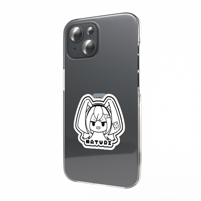 スマホステッカー - モノクロ