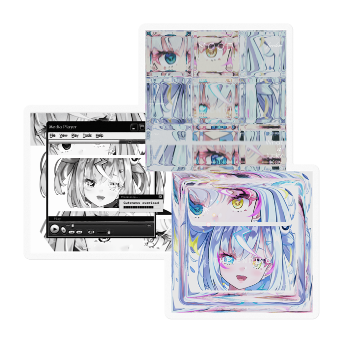 ステッカー - 100 x 100 (mm)