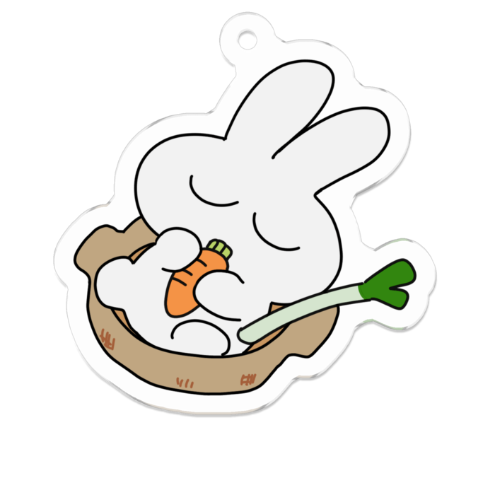 アクリルキーホルダー - 50 x 50 (mm)