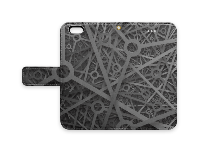 手帳型iPhoneケース - iPhone 6 / 6s - ストラップ穴 あり