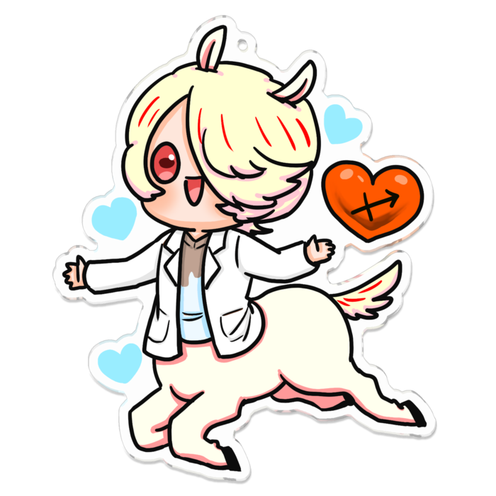 アクリルキーホルダー - 100 x 100 (mm)