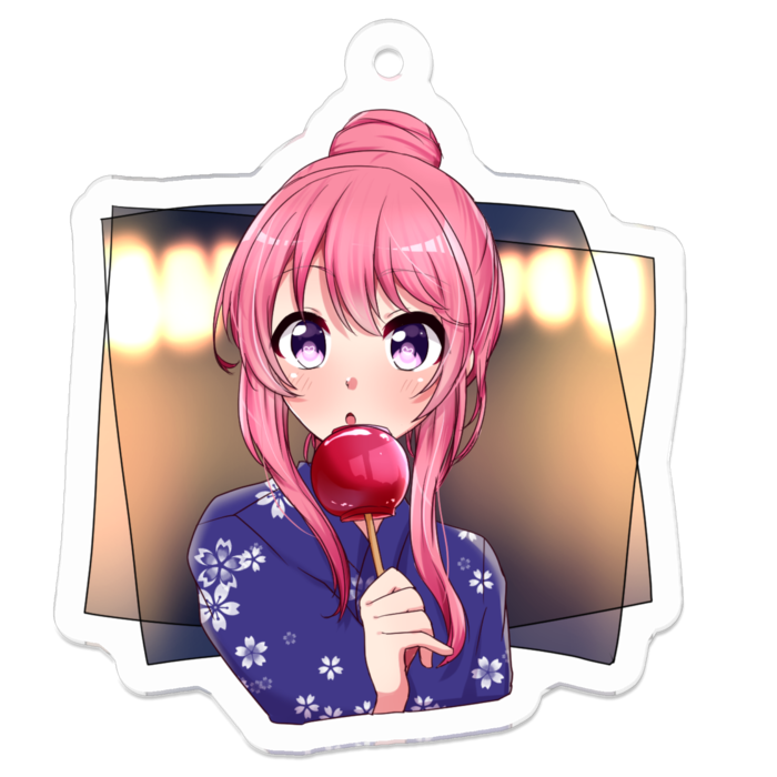 アクリルキーホルダー - 50 x 50 (mm)