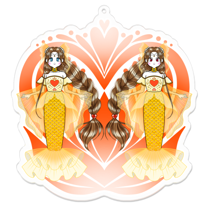 アクリルキーホルダー - 100 x 100 (mm)