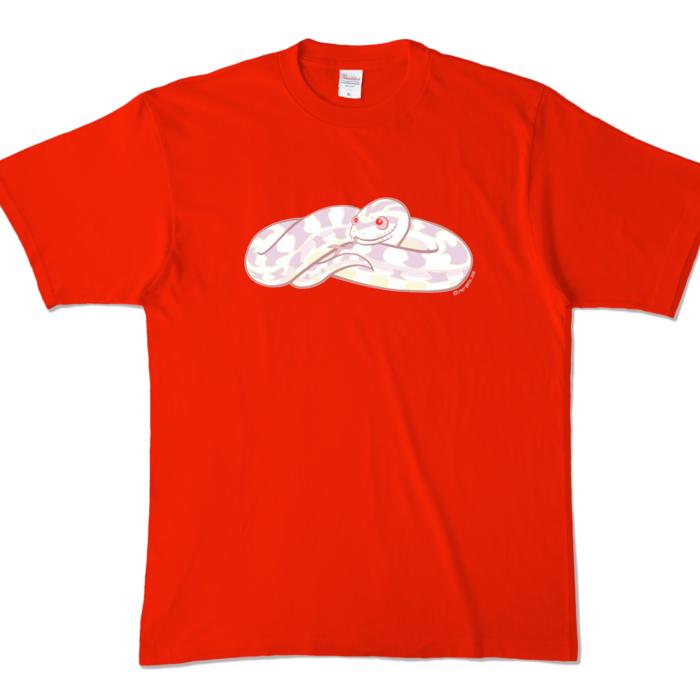 カラーTシャツ - XL - レッド (濃色)