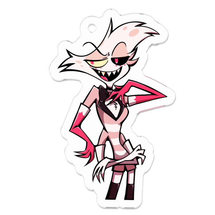 人気アイテム hazbinhotel エンジェルダスト ピンバッジ angeldust 