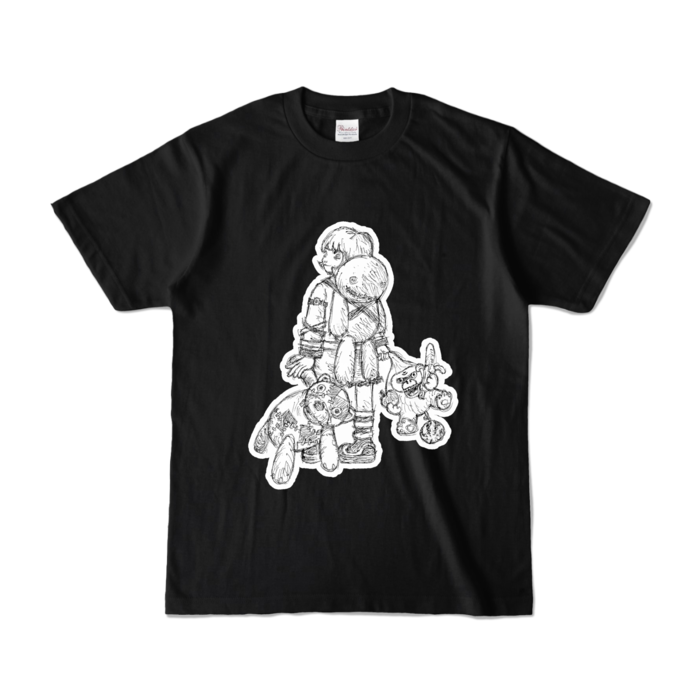 カラーTシャツ - S - ブラック (濃色)
