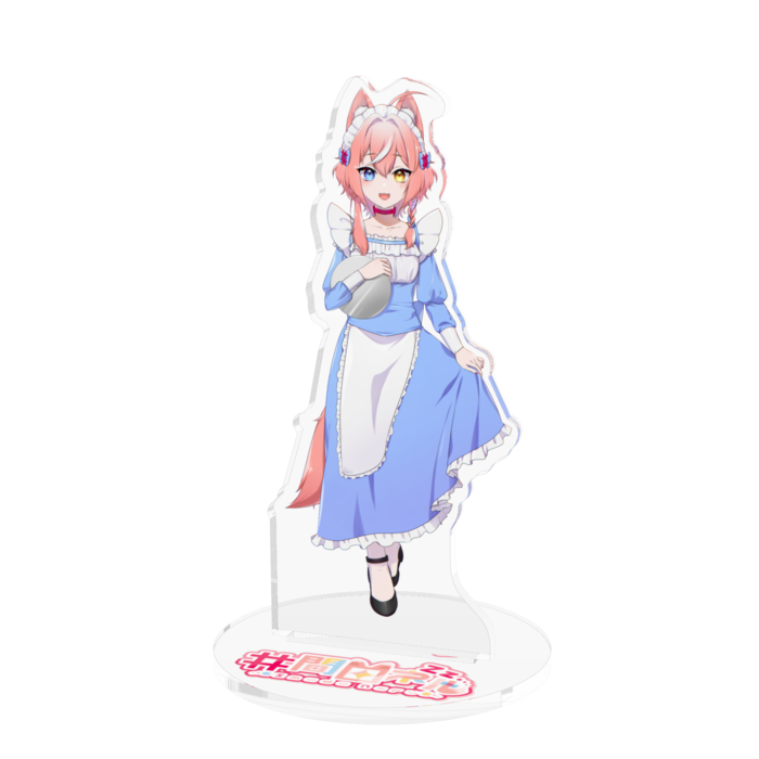アクリルフィギュア - 100x100mm メイド服