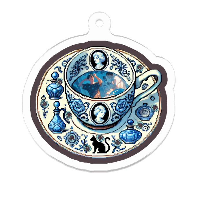 アクリルキーホルダー - 50 x 50 (mm)