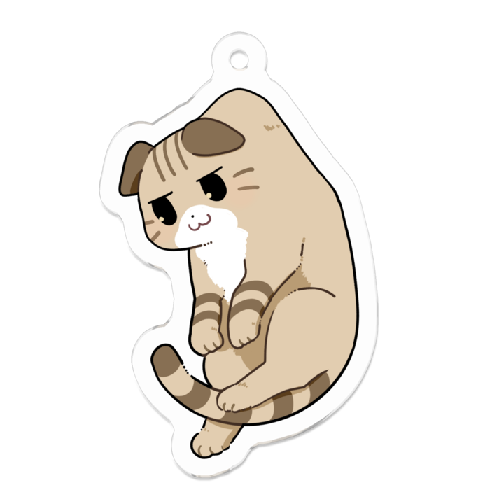 アクリルキーホルダー - 50 x 50 (mm)