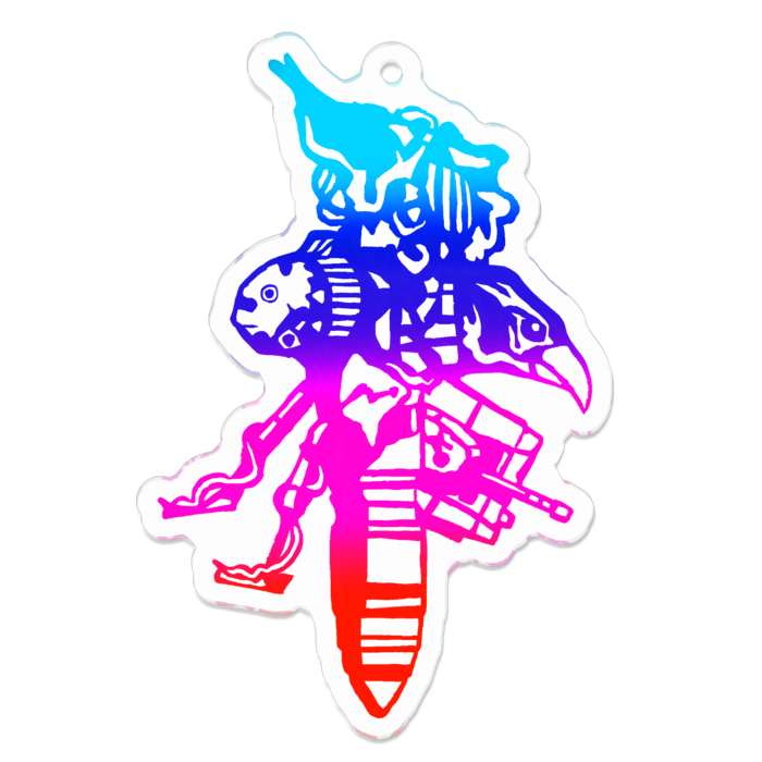 アクリルキーホルダー - 70 x 70 (mm)