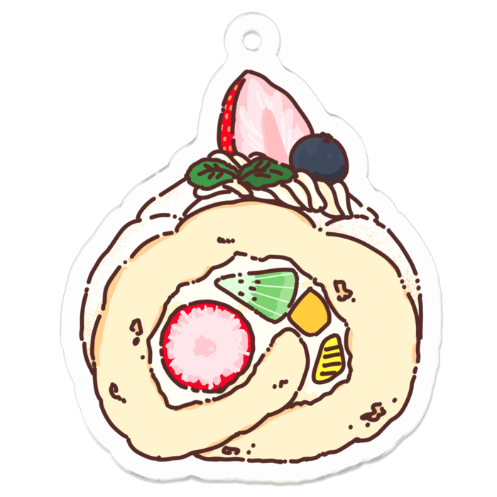 アクリルキーホルダー - 50 x 50 (mm)