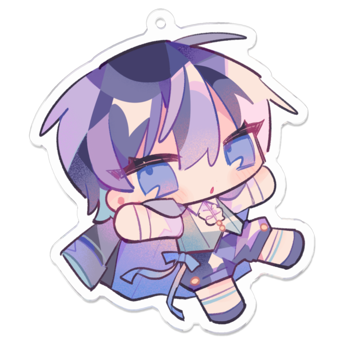 アクリルキーホルダ　左