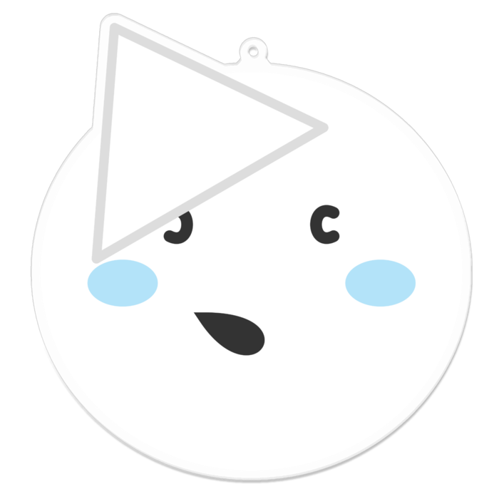 アクリルキーホルダー - 100 x 100 (mm)(1)